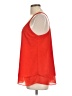 Sans Souci 100% Polyester Red Sleeveless Top Size L - photo 5