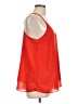 Sans Souci 100% Polyester Red Sleeveless Top Size L - photo 4