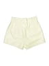 Melissa Nepton 100% Polyurethane Solid Yellow Shorts Size XS - photo 2