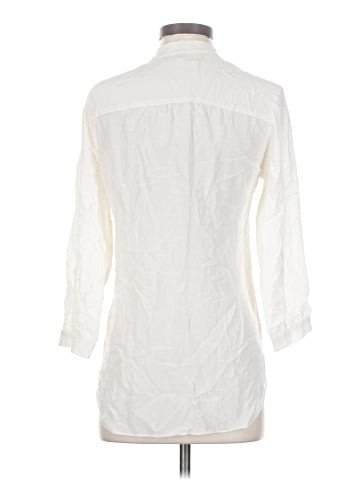 Amanda Uprichard 3/4 Sleeve Silk Top (view 2)