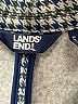 Lands' End 100% Polyester Checkered-gingham Blue Blazer Size S - photo 6