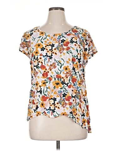 Jones & Co Short Sleeve Blouse (view 1)
