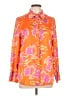 Europa The Label Floral Orange Long Sleeve Blouse Size L - photo 1