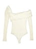 Privacy Please Ivory Bodysuit Size S - photo 2
