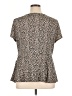 AUW Brown Short Sleeve Blouse Size 2X (estimated) - photo 2