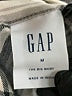 Gap Plaid Silver Long Sleeve Blouse Size M - photo 7