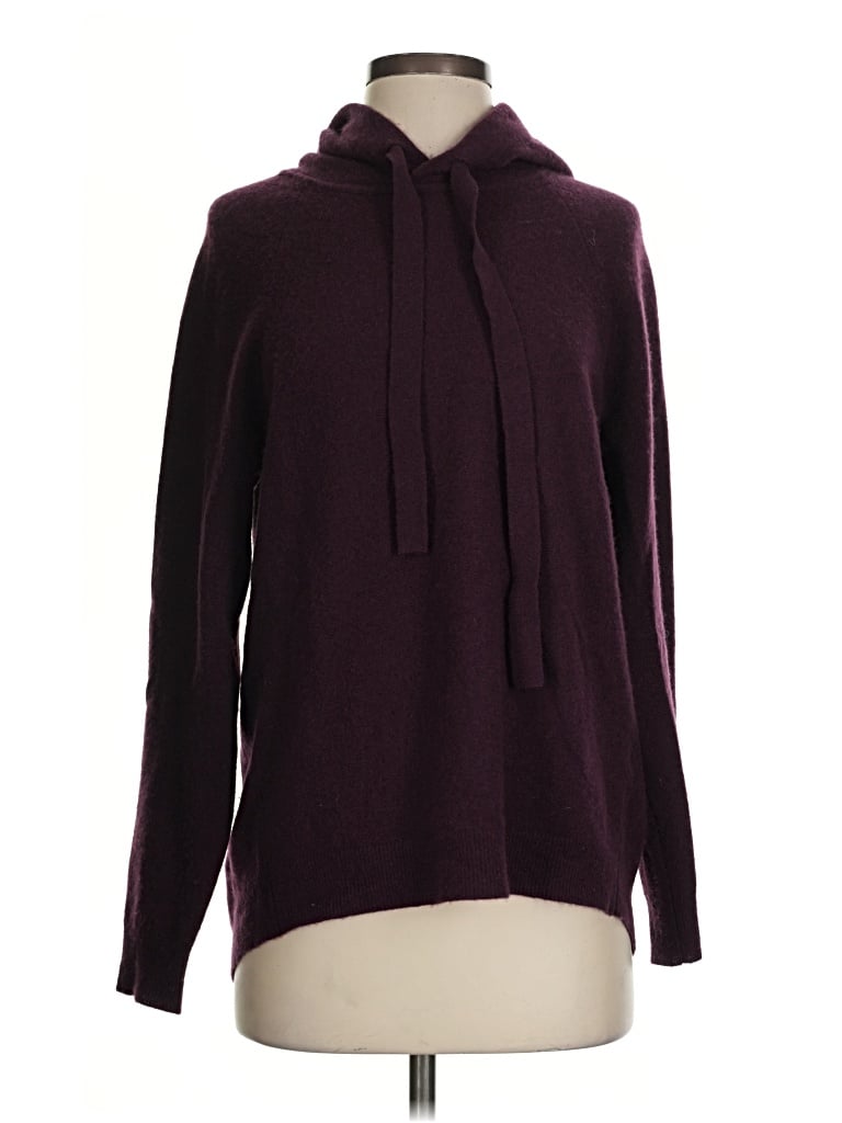 Click to view more detailed imagery on our partner's website Pre-owned Splendid Cashmere Pullover Sweater In Burgundy