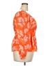 DR2 100% Polyester Orange 3/4 Sleeve Blouse Size XXL - photo 4