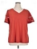 BLOOMCHIC Red Short Sleeve Top Size 14 - 16 - photo 1