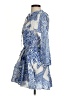 Zara Paisley Blue Casual Dress Size S - photo 5
