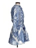 Zara Paisley Blue Casual Dress Size S - photo 4