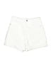 Zara Solid White Shorts Size 8 - photo 1