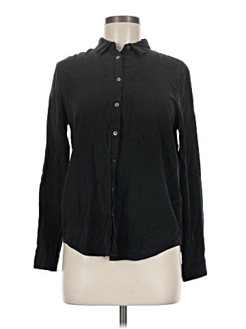 Everlane Long Sleeve Silk Top (view 1)