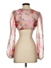 Shein 100% Polyester Pink Blazer Size 2 - photo 2