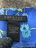 Express 100% Polyester Paisley Blue Cocktail Dress Size 3 - 4 - photo 7