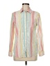 Talbots Stripes Pink Long Sleeve Button-Down Shirt Size M - photo 1