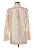 Talbots Stripes Pink Long Sleeve Button-Down Shirt Size M - photo 2