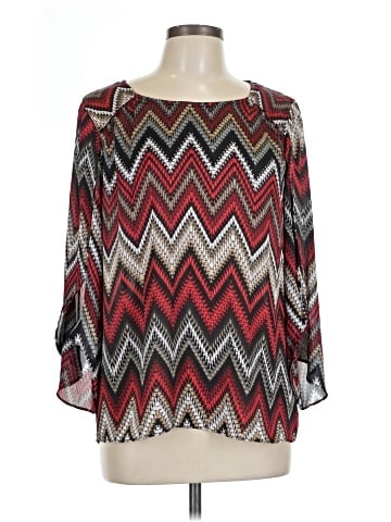 AB Studio 3/4 Sleeve Blouse (view 1)