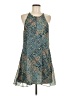 BCBGeneration 100% Polyester Paisley Teal Casual Dress Size M - photo 1