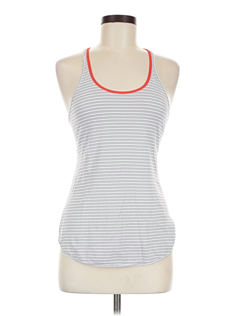 Pre-owned Lululemon Athletica Active Tank Top In Gray