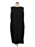 Kasper Solid Black Cocktail Dress Size 22w - photo 1