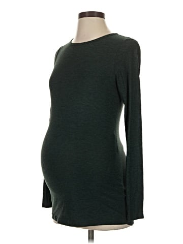 Beyond the Bump by Beyond Yoga Long Sleeve T-Shirt (view 1)