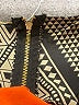 Unbranded 100% Polyester Color Block Orange Cocktail Dress Size XS (estimated) - photo 7