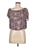 Roan + Ryan 100% Rayon Red Short Sleeve Blouse Size M - photo 1