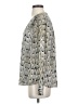Express 100% Polyester Silver Long Sleeve Blouse Size S - photo 5