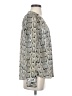 Express 100% Polyester Silver Long Sleeve Blouse Size S - photo 4