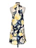 Lulus 100% Polyester Print Yellow Casual Dress Size S - photo 2