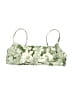 Unbranded Tropical Floral Green Swimsuit Top Size S (estimated) - photo 1
