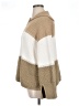 Lafayette 148 New York Color Block Tan Pullover Sweater Size XL - photo 5