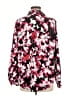 Rafaella 100% Polyester Floral Pink Long Sleeve Blouse Size M - photo 2