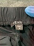 Venus 100% Baumwolle Chevron-herringbone Black Casual Pants Size M - photo 3