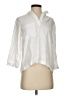 Side Stitch 100% Lyocell White 3/4 Sleeve Button-Down Shirt Size XS - photo 1