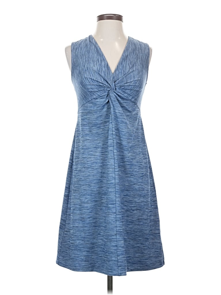 Pre-owned Eddie Bauer Casual Dress In Blue