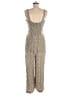 Unbranded 100% Viscose Animal Print Tan Jumpsuit Size M - photo 2