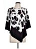 Alfani 100% Polyester Black 3/4 Sleeve Blouse Size 10 Petite - photo 1