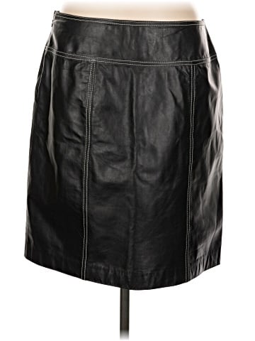 MICHAEL Michael Kors Leather Skirt (view 2)