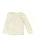 H&M 100% Cotton Ivory Long Sleeve Top 6-9 MO / 9 MO - photo 2