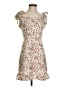 Shein Floral Ivory Cocktail Dress Size XS - photo 1