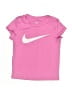 Nike 100% Polyester Pink Short Sleeve Top Size 6 - 7 - photo 1