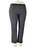 Dennis by Dennis Basso Gray Active Pants Size XL - photo 1