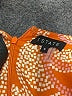 1.State 100% Polyester Paisley Orange Cocktail Dress Size S - photo 4