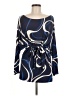 Wallis Blue Long Sleeve Top Size M - photo 1