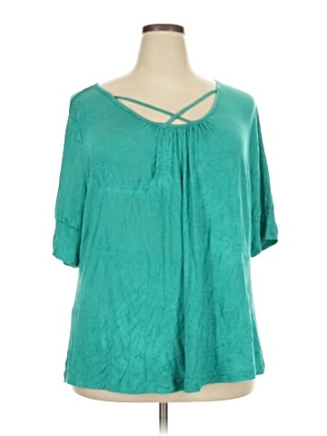 Molly & Isadora Short Sleeve Blouse (view 1)