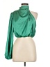 Hello Molly 100% Polyester Green Long Sleeve Blouse Size 8 - photo 1