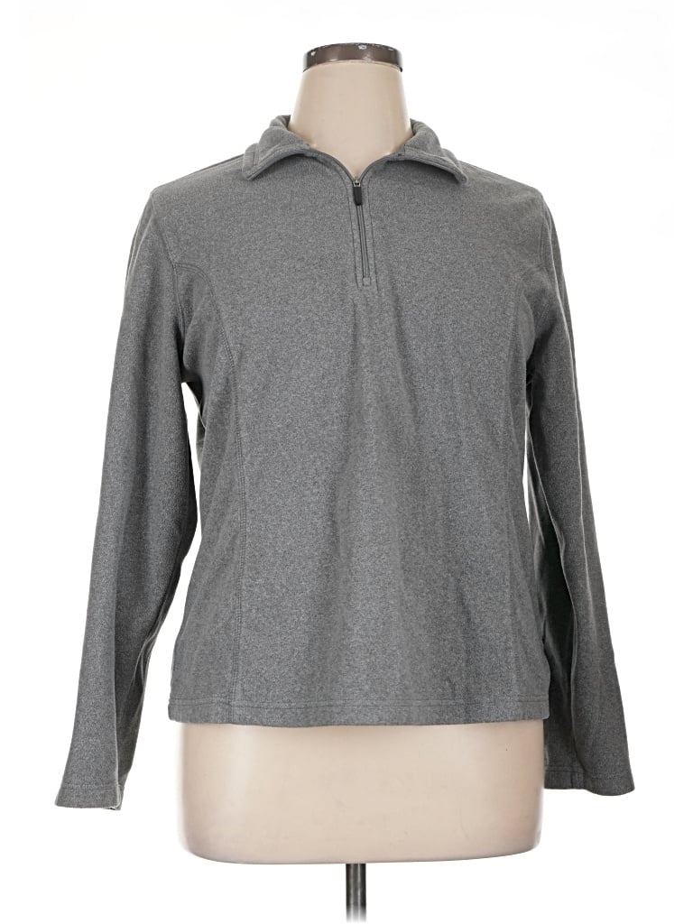 Pre-owned Lands' End Pullover Sweater In Gray