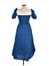 o.p.t 100% Cotton Blue Casual Dress Size L - photo 2